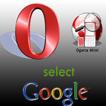 Opera mobile google